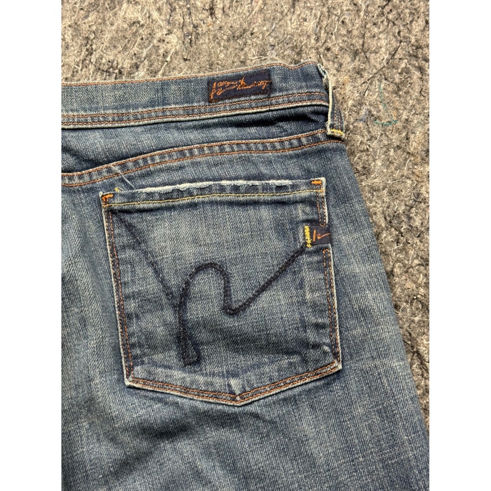 Citizens of Humanity Ingrid 002 Low Waist Flare Jeans Medium Wash Stretch 32x32 - Picture 15 of 15